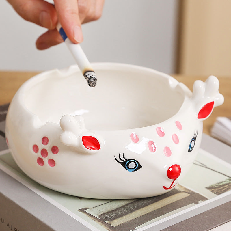 ashtray ins creative fortune deer decorations luxury living room home personality trend office