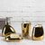Electroplated gold ceramic bathroom four-piece set hotel supplies cup emulsion bottle sample room decoration