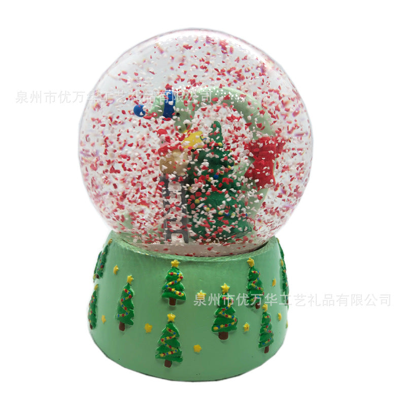 Christmas Animal Resin Trinket Custom Christmas mini resin crafts display Christmas party gifts