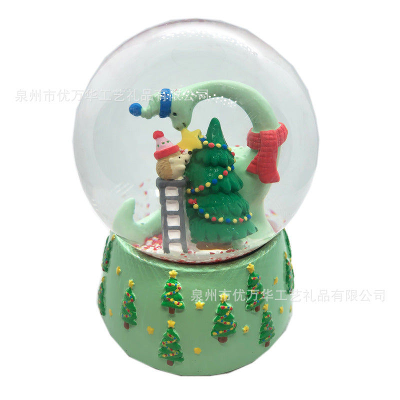Christmas Animal Resin Trinket Custom Christmas mini resin crafts display Christmas party gifts