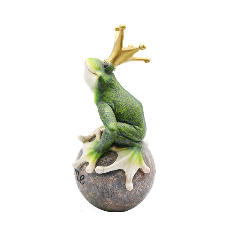 Manufacturers resin garden frog outdoor lawn decorations courtyard simulation deco