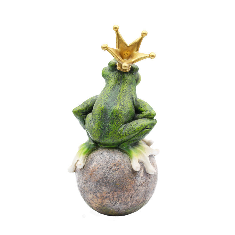 Manufacturers resin garden frog outdoor lawn decorations courtyard simulation deco