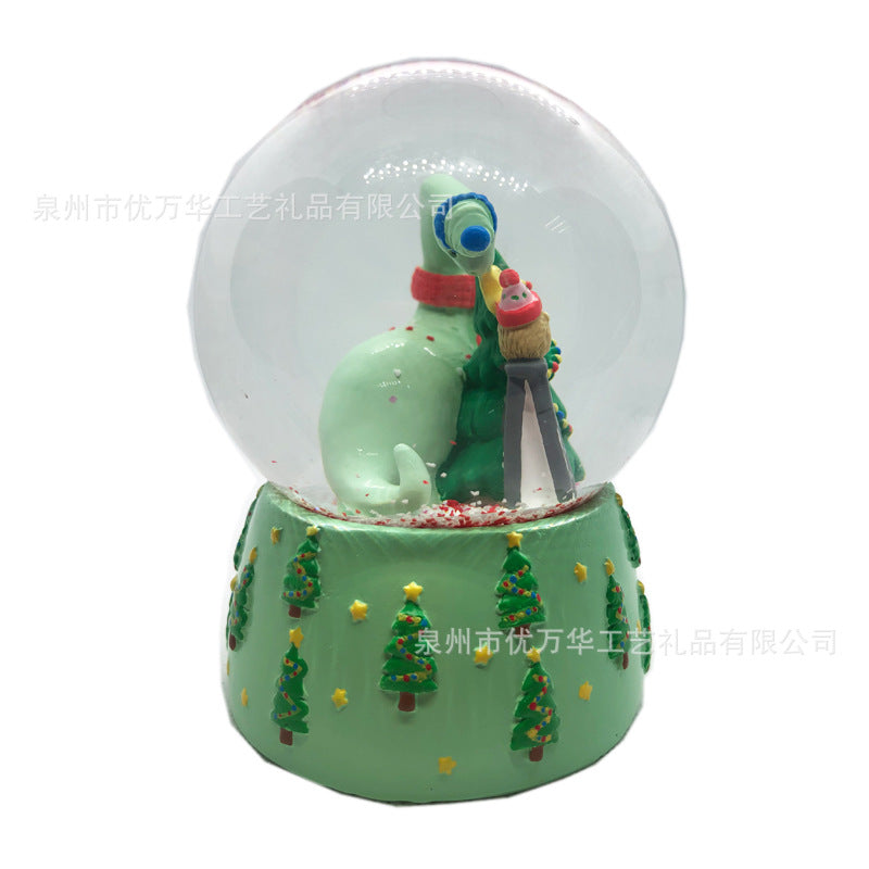Christmas Animal Resin Trinket Custom Christmas mini resin crafts display Christmas party gifts