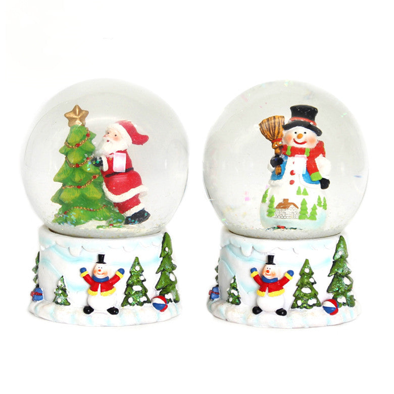 Santa's crystal ball Gift Creative tabletop decoration Christmas holiday gift
