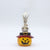 Resin crafts creative Halloween horror pumpkin with lights adornment custom wholesale holiday glow decorations