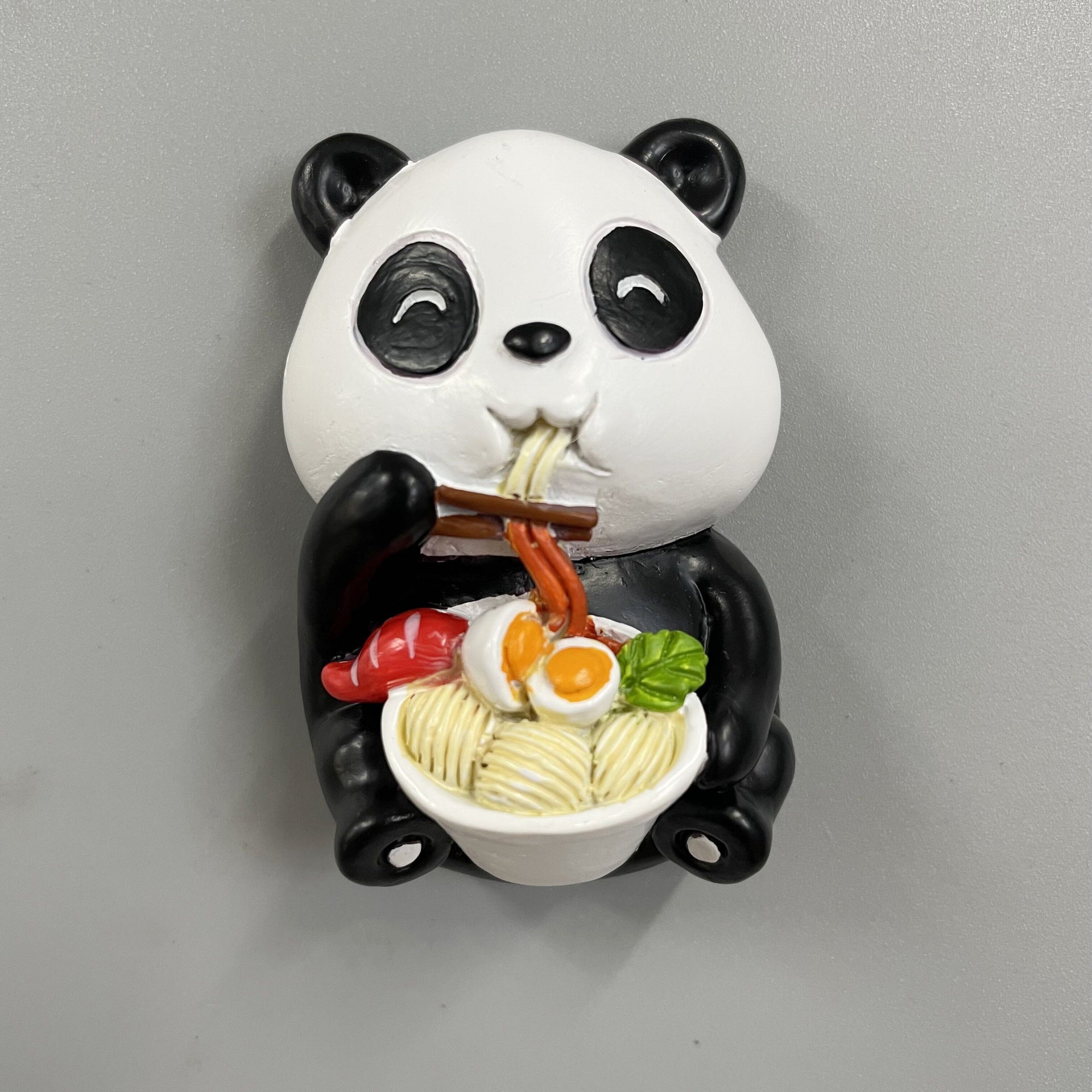 Refrigerator sticker creative resin cute yoga panda Tiktok hot selling new hand-painted magnet for children gift wholesale