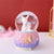 deer ceramic snow globe music box cute girl manufacturer wholesale