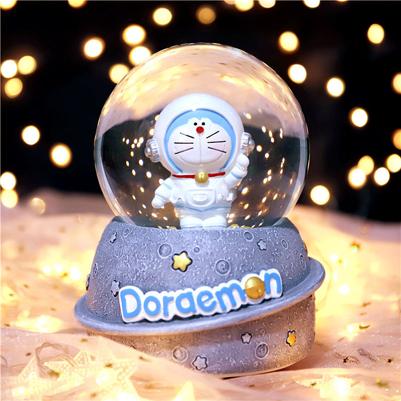 brand doraemon snow globe water globe china factory