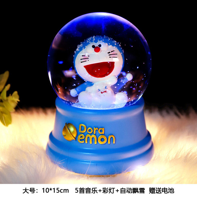 brand doraemon snow globe water globe china factory