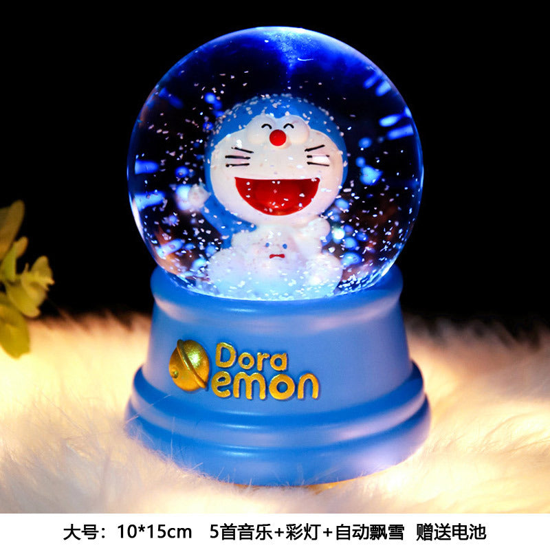 brand doraemon snow globe water globe china factory