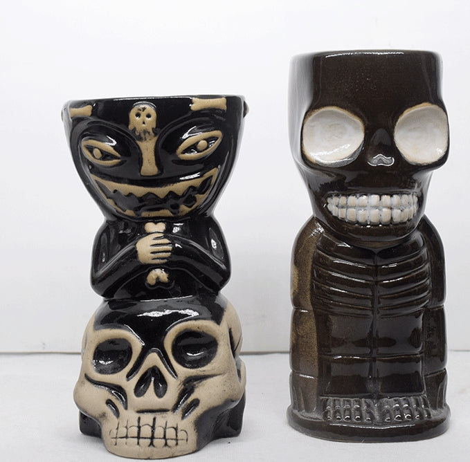 custom tiki ceramic mug beer cup
