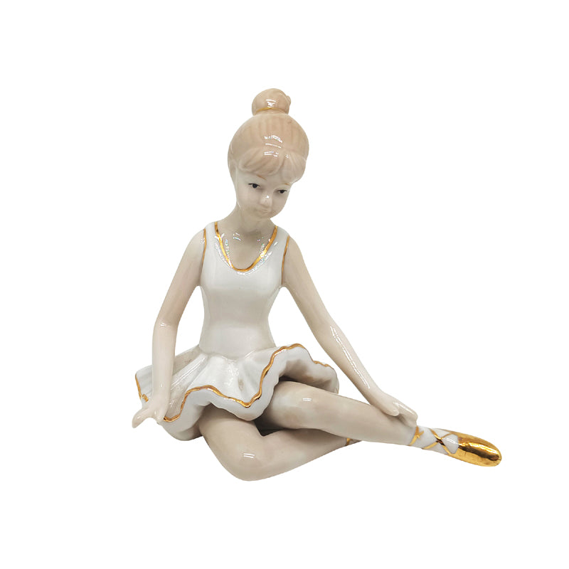 ballerina figurine ceramic creativo 3d personalizzato ceramica porcelain western girl