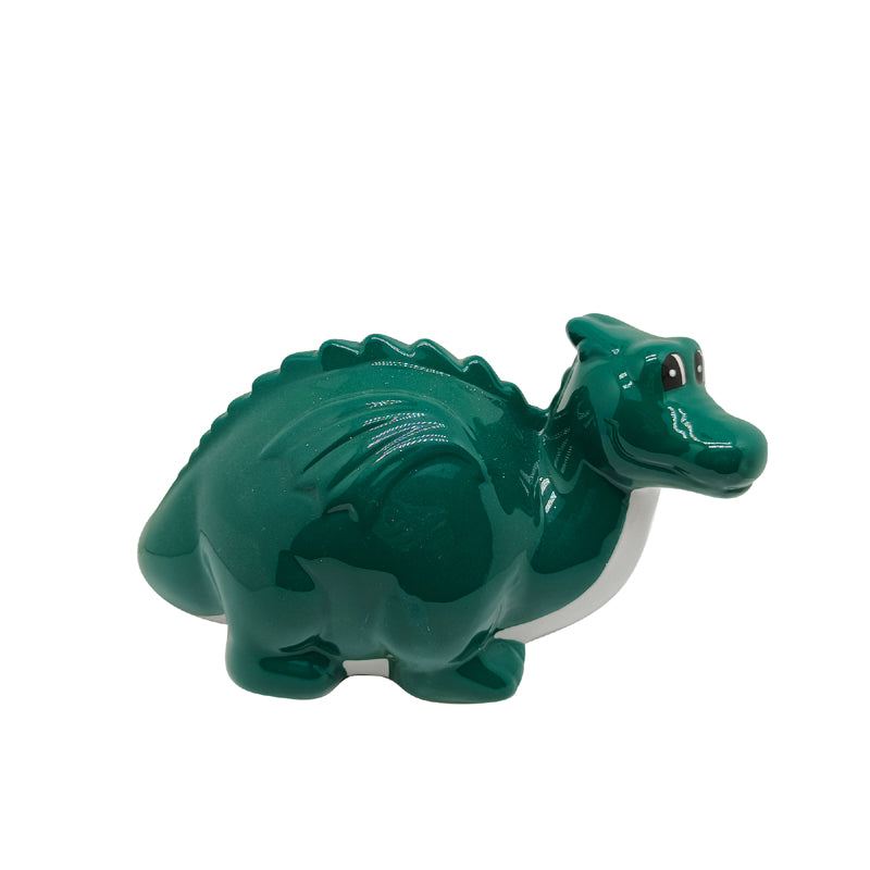piggy bank for kids money saving box cutomization green dinosaur