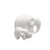 ceramic elephant ornaments for sublimation nordic style customizable animal