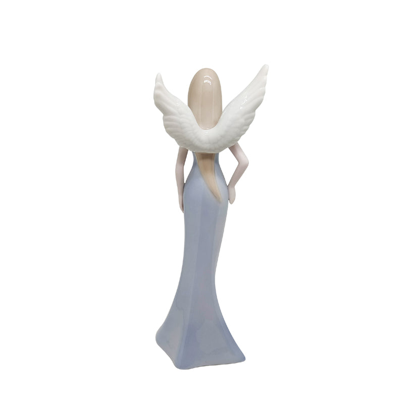 ceramic ornaments fairy beauty angels with wings slim cute girl
