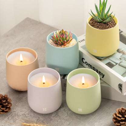 Matte ceramic cup candle cup home decoration mug personality type