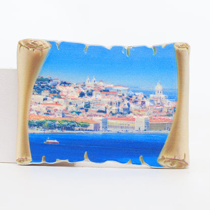 Portugal tourist attractions resin refrigerator sticker 3D attractions city souvenir magnetic  customization
