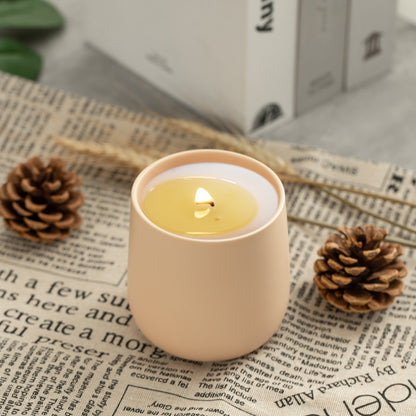Matte ceramic cup candle cup home decoration mug personality type