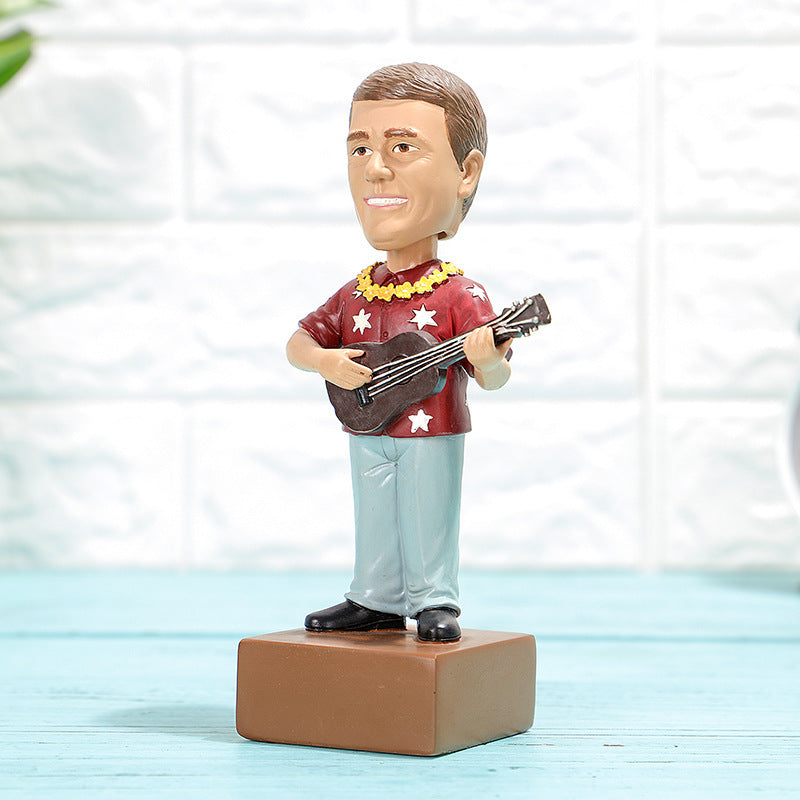 Custom bobblehead resin crafts home living room tabletop decoration fan gift Trump singer baseball player
