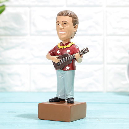 Custom bobblehead resin crafts home living room tabletop decoration fan gift Trump singer baseball player