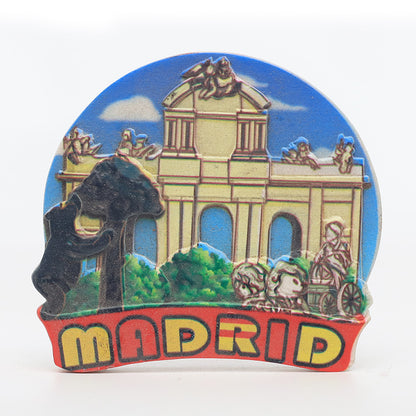 Spain Madrid resin refrigerator sticker scenic tourist souvenirs magnetic decorative crafts custom