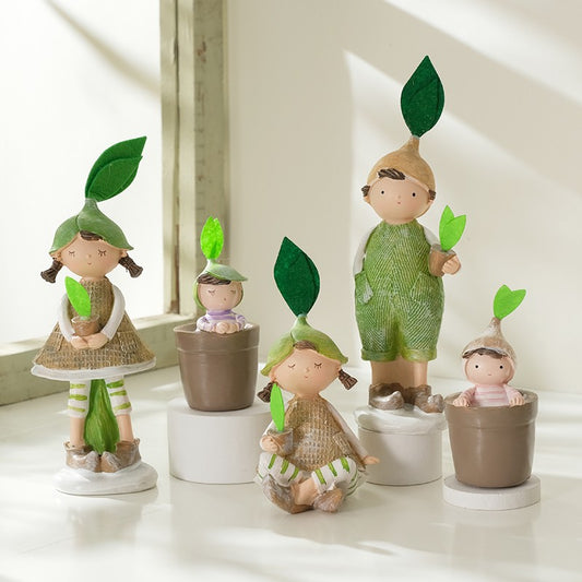 Creative cute doll resin craft decoration Home TV cabinet tablecouple birthday gift