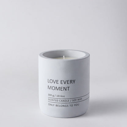 Cement candle aromatherapy cup Gypsum Aromatherapy pot ashtray succulent flower pot can be customized style LOGO