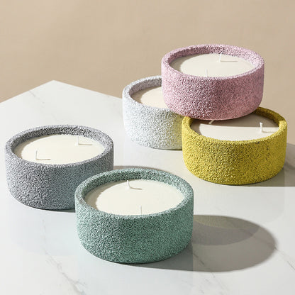 Cement candle aromatherapy cup Gypsum Aromatherapy pot ashtray succulent flower pot can be customized style LOGO