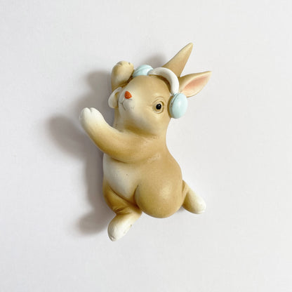 Rabbit refrigerator sticker creative resin mobile phone case 3D stereo switch sticker home decoration outlet
