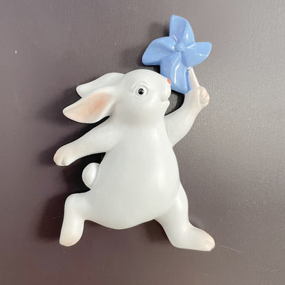 Rabbit refrigerator sticker creative resin mobile phone case 3D stereo switch sticker home decoration outlet
