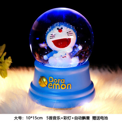 brand doraemon snow globe water globe china factory