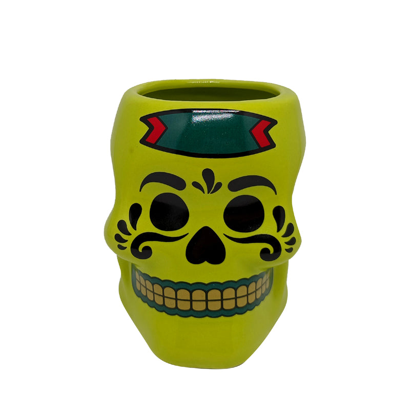 Green skeleton mugs for halloween custom mug ceramic