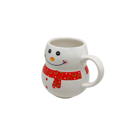 animal shaped cups 3d character mugs porcelain factory snowman