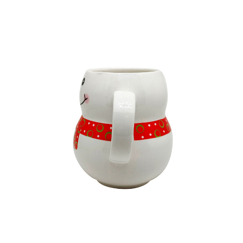 animal shaped cups 3d character mugs porcelain factory snowman